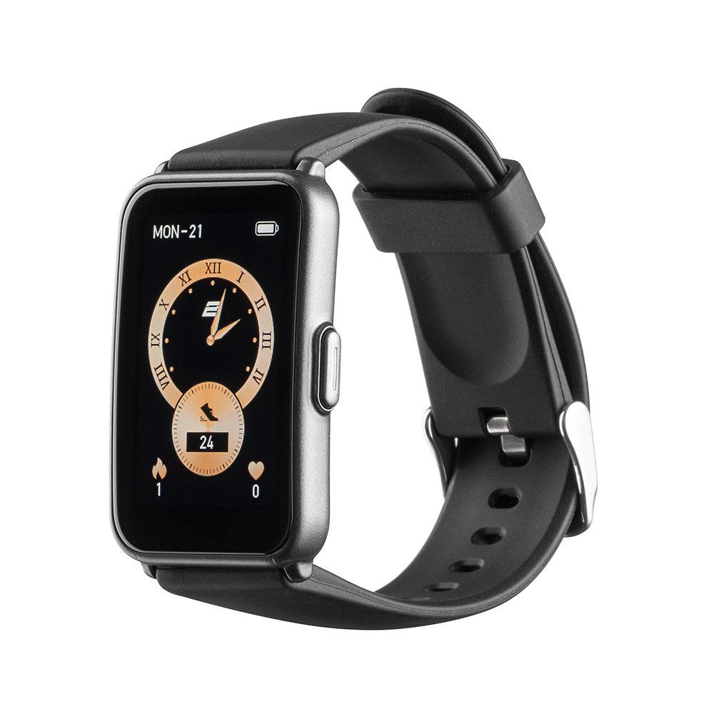 Aqlli Soat 2E Wave S 46mm, Qora | ERC (2E-CWW11BK)