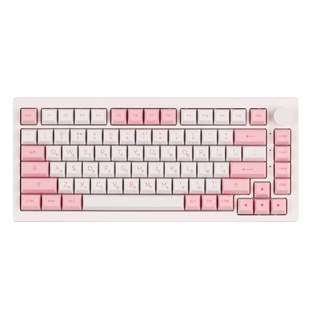 Klaviatura Akko 5075B Plus Prunus Lannesiana CS Kumush rang RGB (6925758619158)