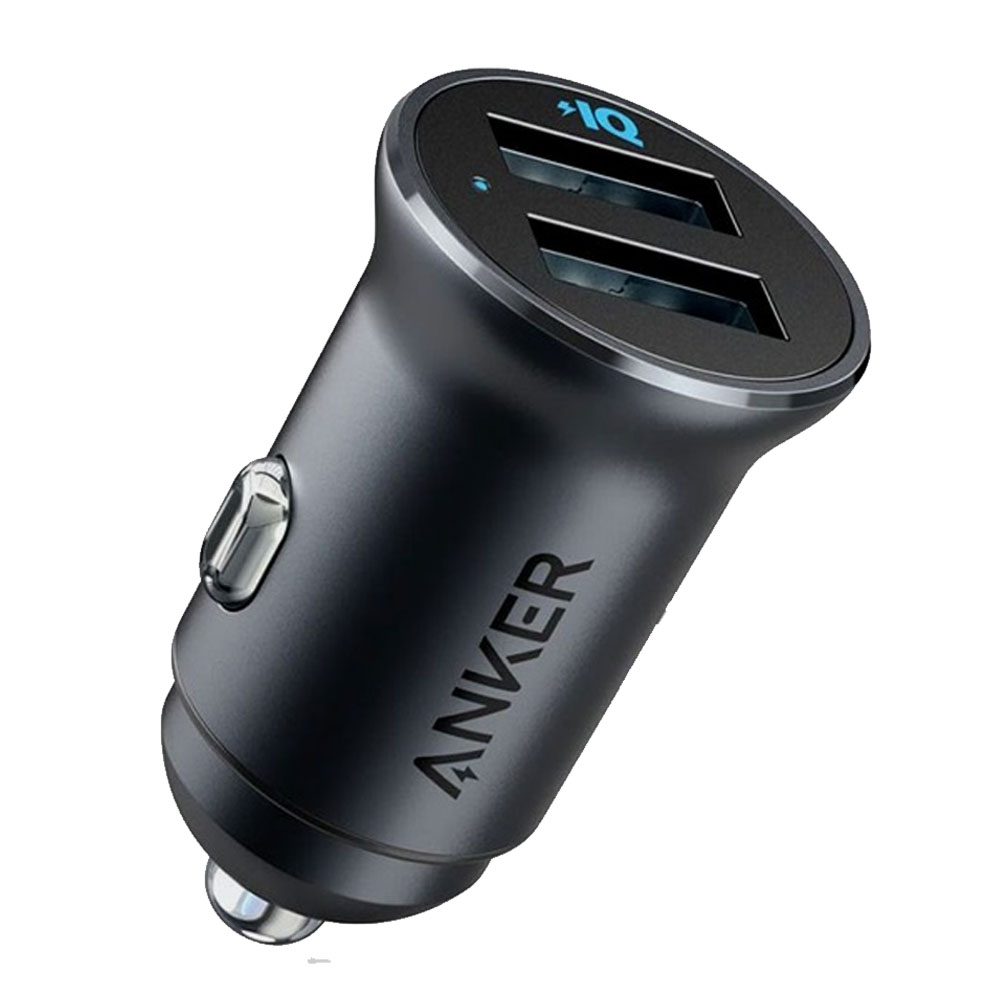 Avtomobil zaryadlovchi qurilmasi Anker PowerDrive 2 Alloy Black (A2727H12)