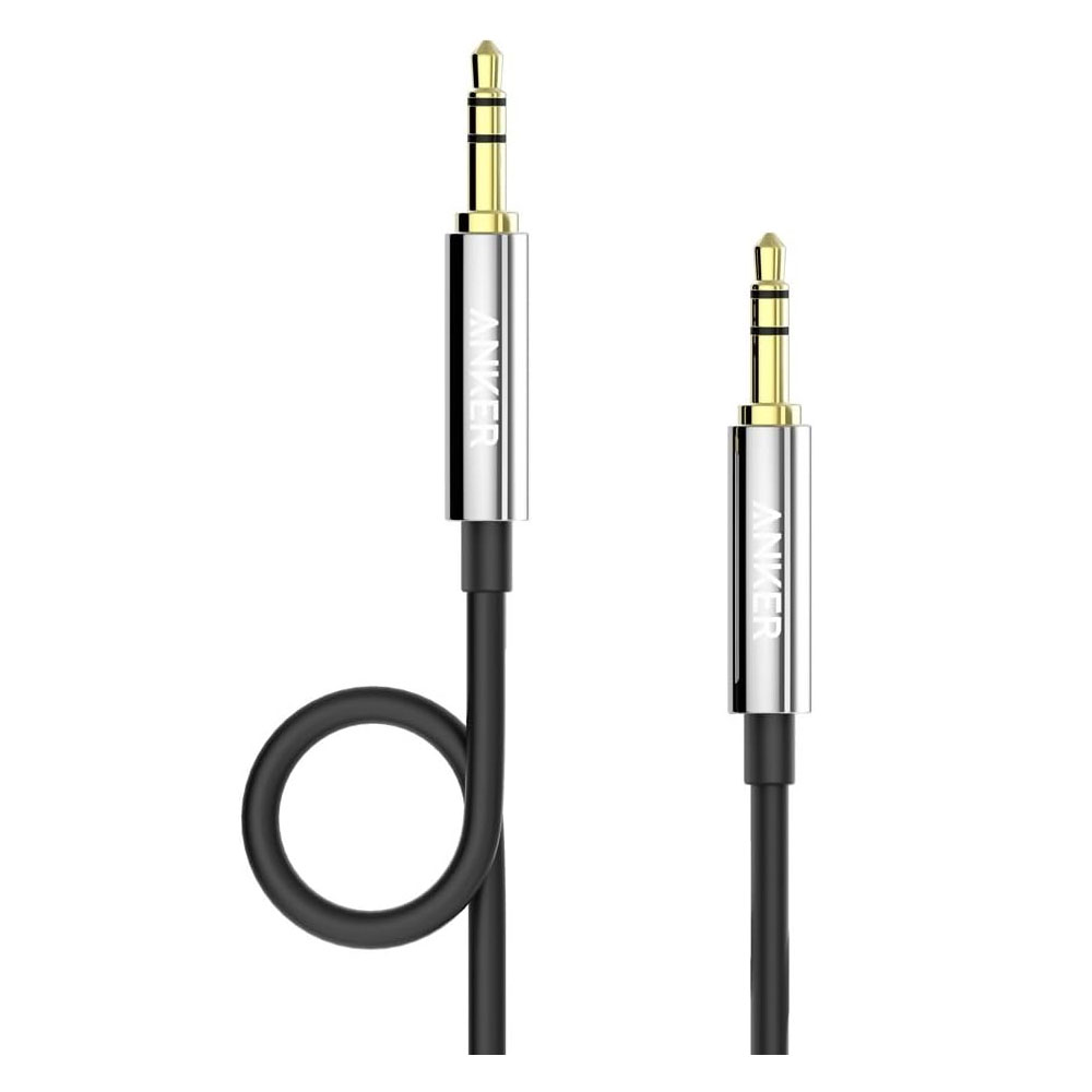 AUX kabel Anker 3.5mm Male to Male Audio Cable 4ft Black (A7123H12)