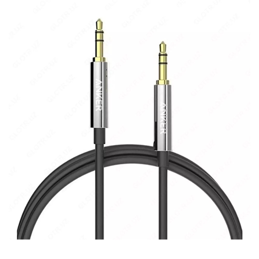 AUX kabel Anker 3.5mm Male to Male Audio Cable 4ft Black (A7123H12)