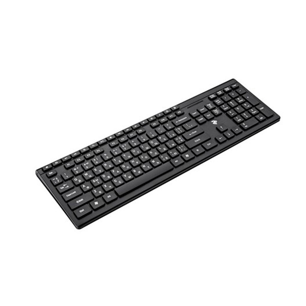 Klaviatura 2E KS210 Slim USB Qora (2E-KS210WB)