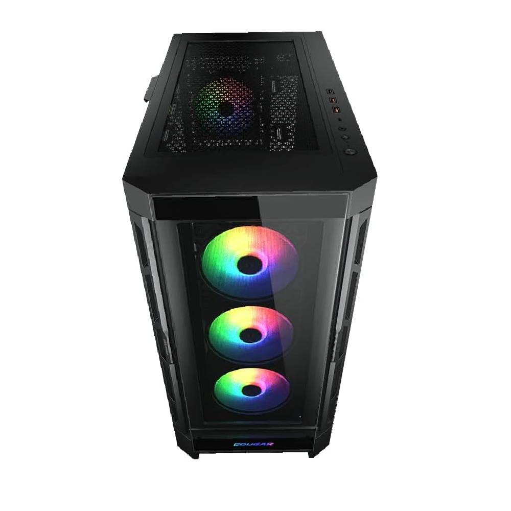 Korpus Cougar Duoface Pro RGB, Qora