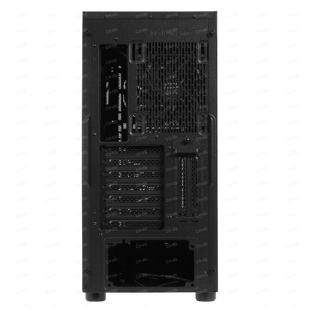 Qora rangdagi zamonaviy Mid-Tower korpus