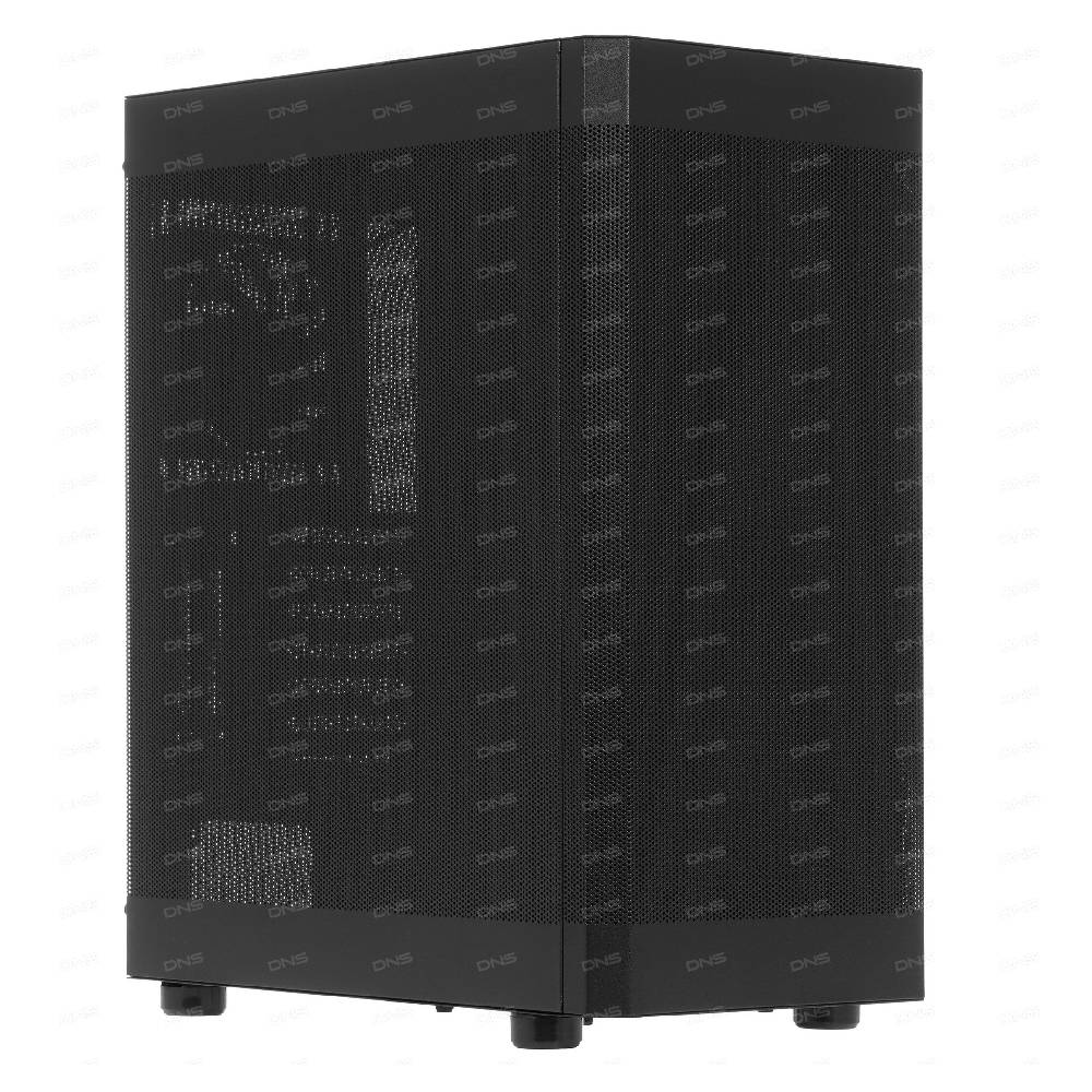 Qora rangdagi zamonaviy Mid-Tower korpus