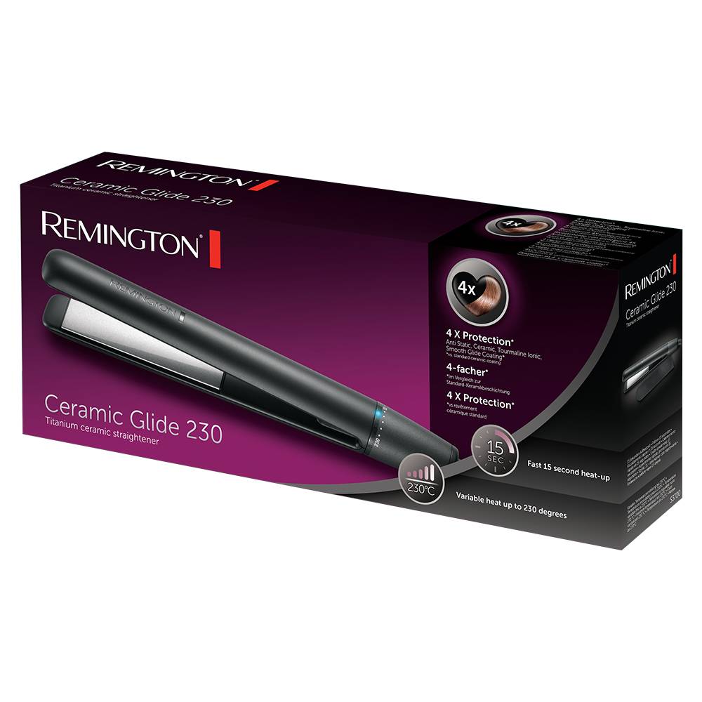 Sochlarni himoya qilib tekislash! Remington S3700 Ceramic Straight