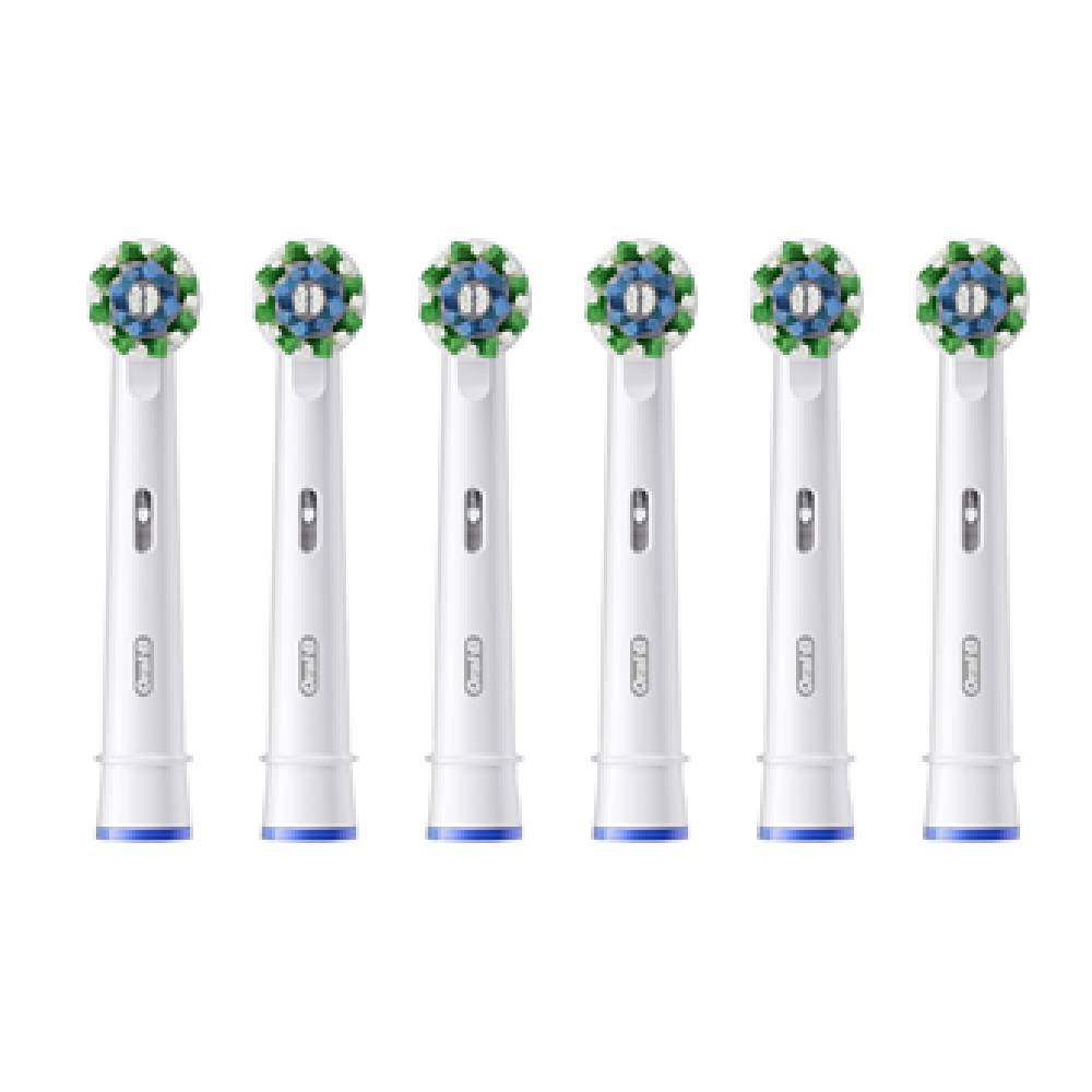Elektr Tish Cho‘tkasi Uchun Almashtiriladigan Boshlar! Oral-B Pro Cross Action (6 dona)