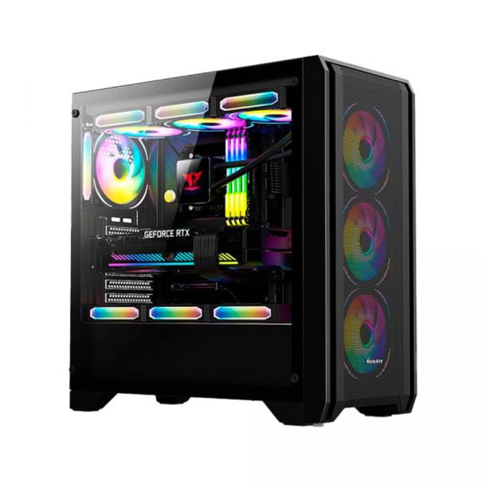 Korpus Huntkey GX750A, qora