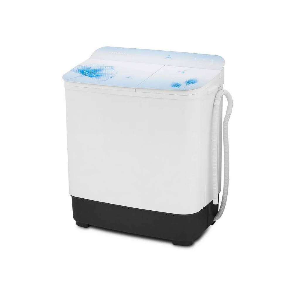 Yarim avtomatik kir yuvish mashinasi Shivaki-TG60F , Oq-Ko‘k 3D