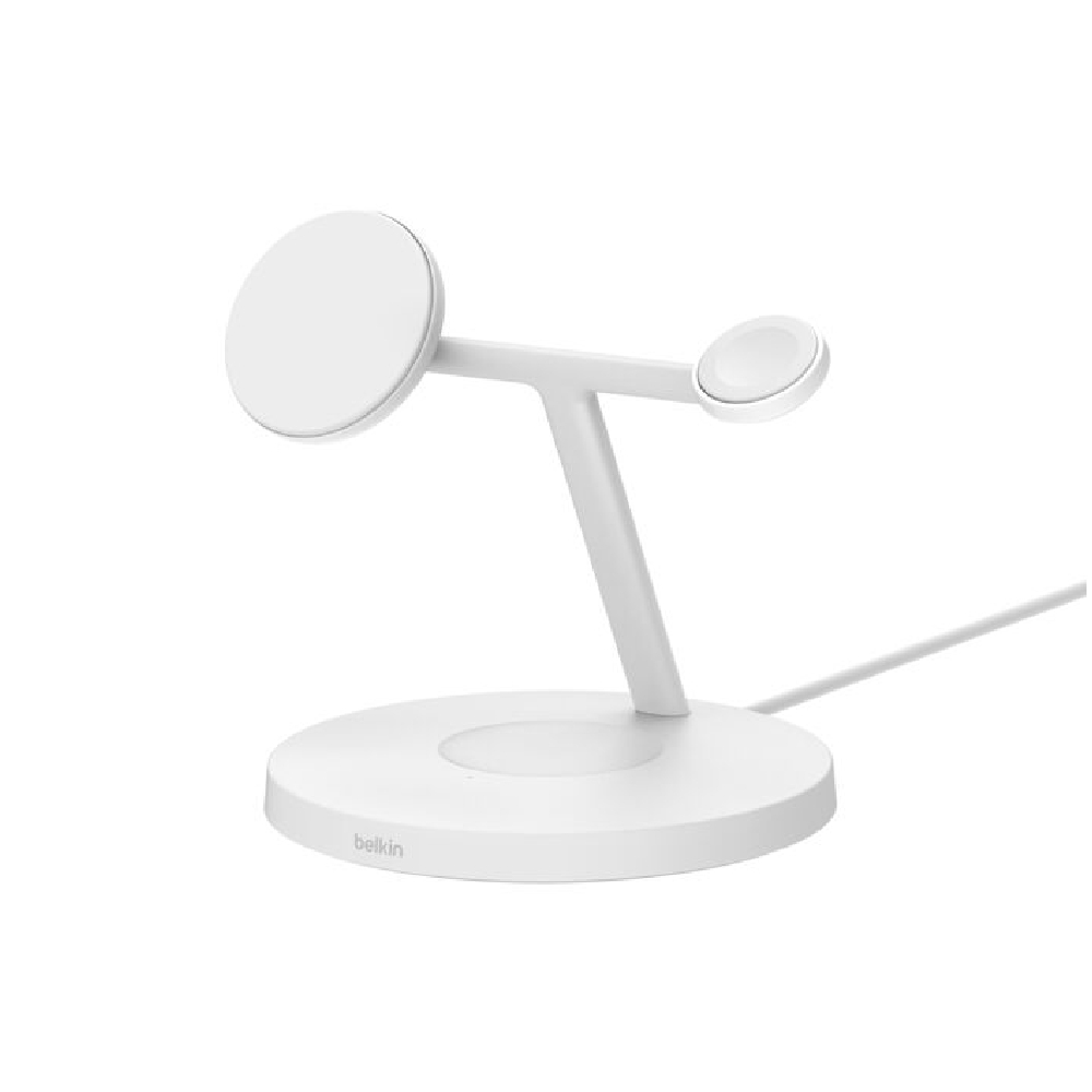 Magnitli Quvvat Banki Belkin BoostCharge Pro 3 tasi 1 da, Oq (WIZ032ttWH)