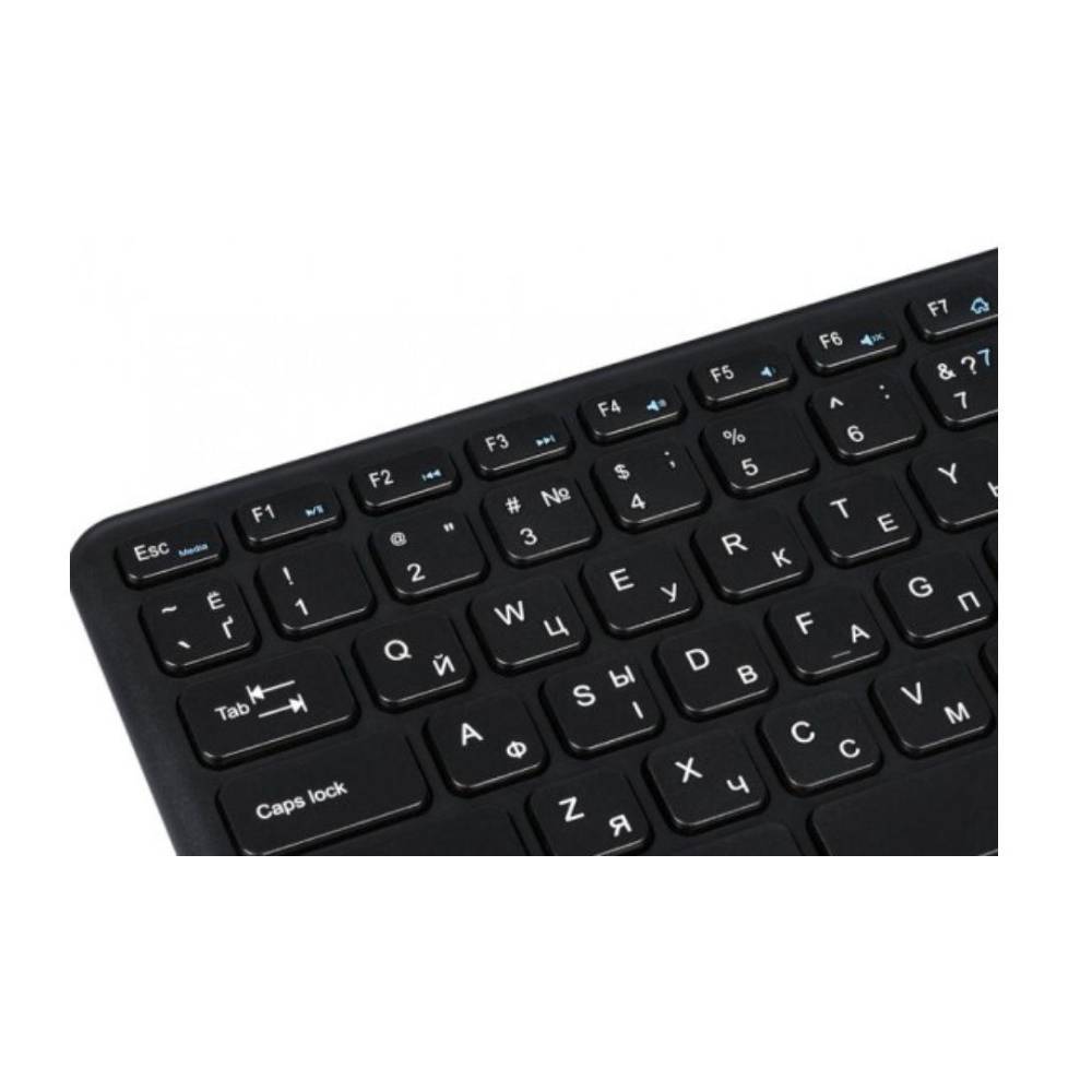 KLAVIATURA 2E Touch Keyboard KT100 WL/BT BLACK (2E-KT100WB)