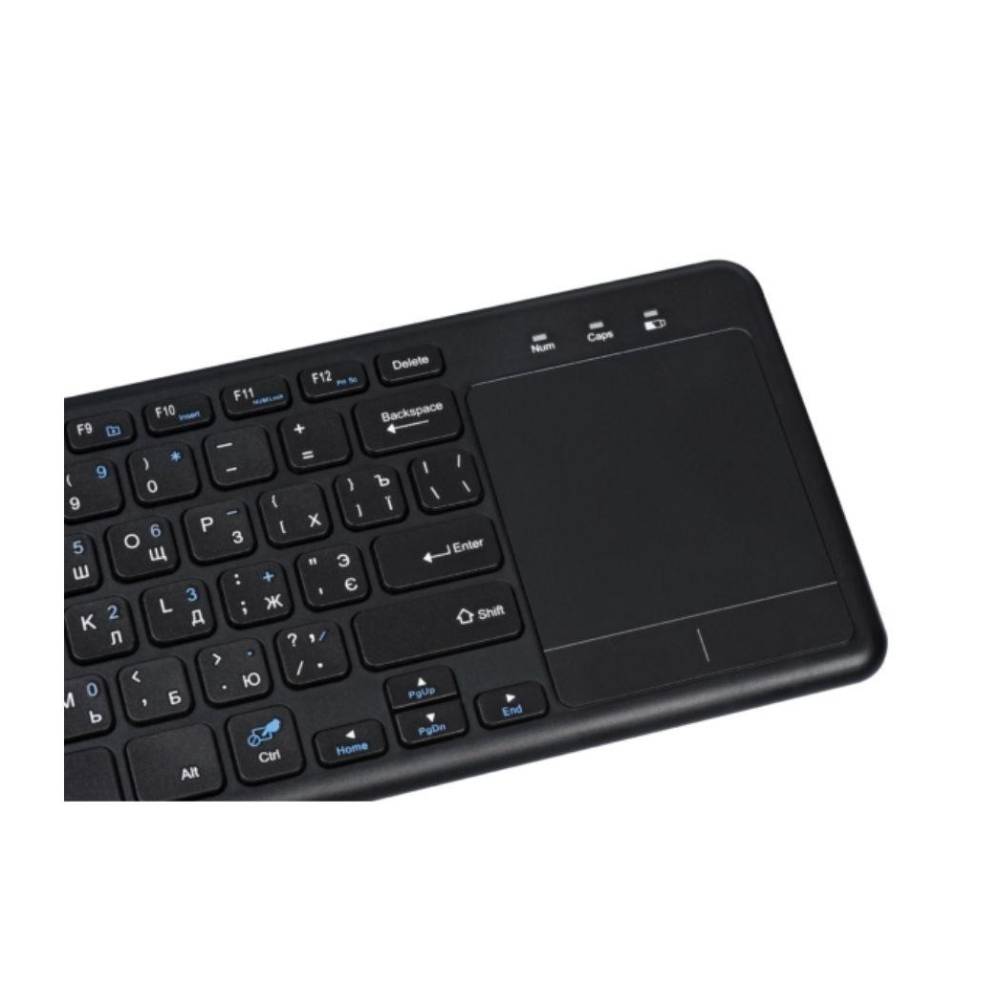 KLAVIATURA 2E Touch Keyboard KT100 WL/BT BLACK (2E-KT100WB)
