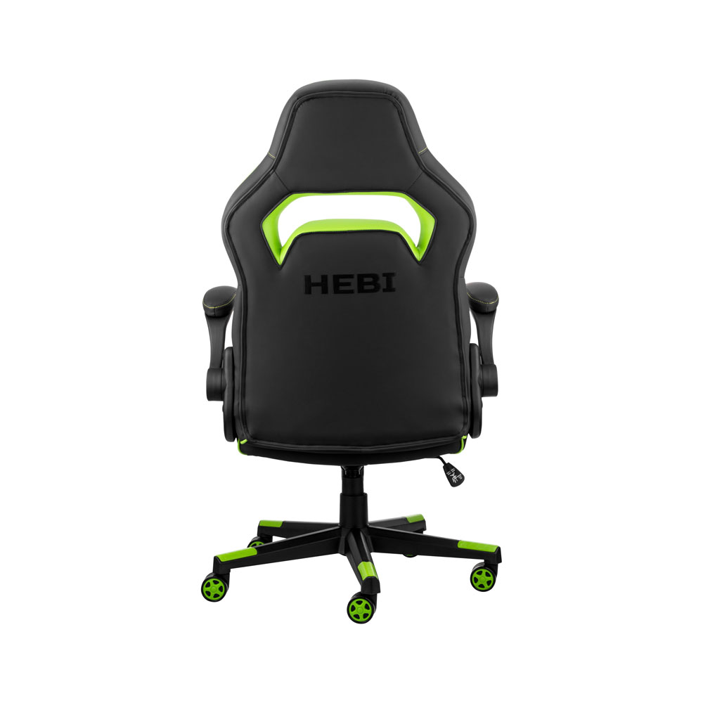 O'yin kreslosi 2E Gaming HEBI, Qora/Yashil (2E-GC-HEB-BK)
