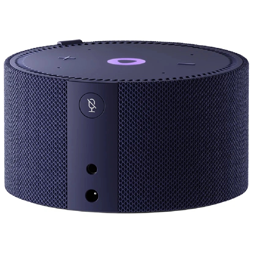 Aqlli kolonka Yandex Stansiya Mini 2, Alisa va soat bilan, Ko‘k (YNDX-00020)