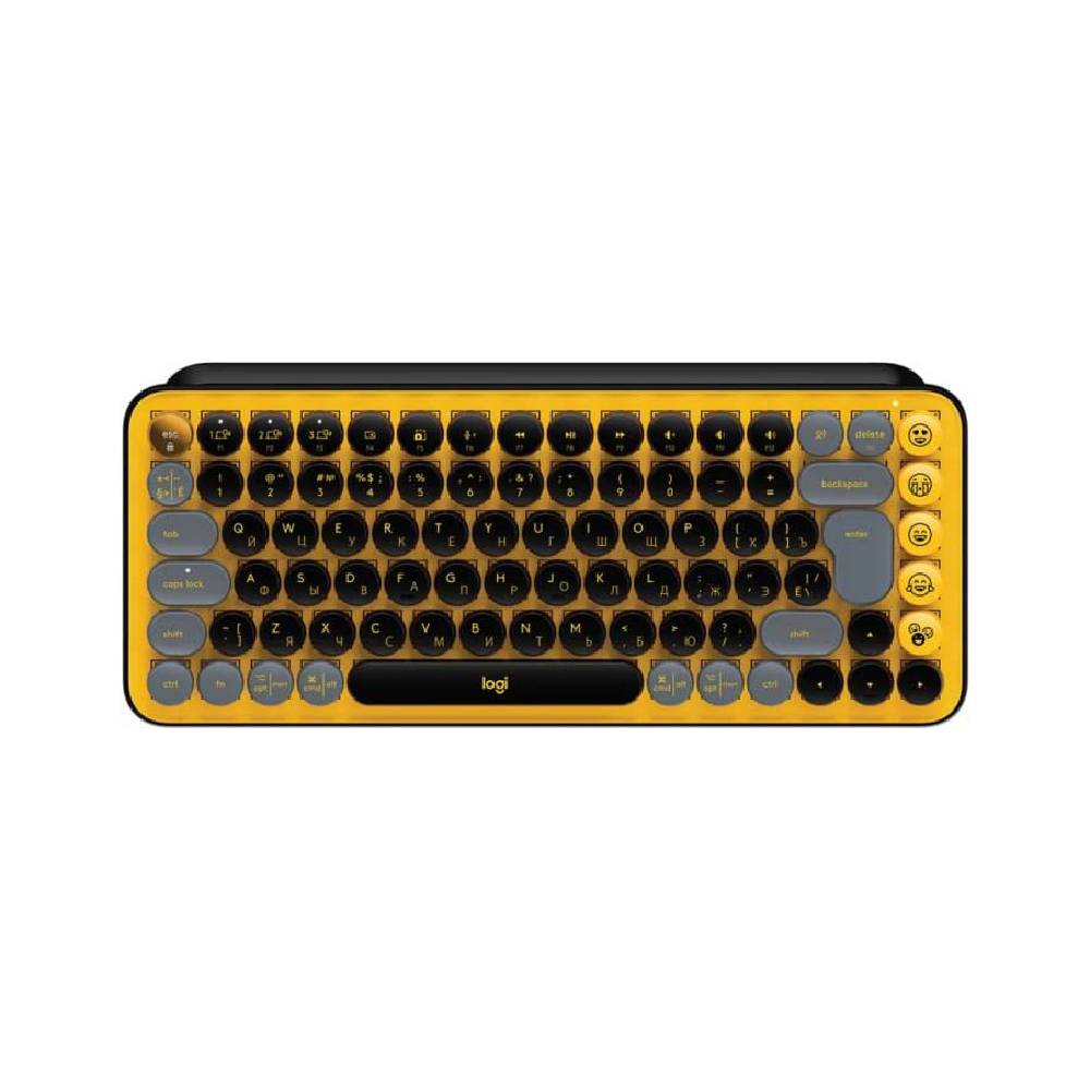 Simsiz klaviatura Logitech POP KEYS Wireless Mechanical Keyboard with Customizable Emoji Keys