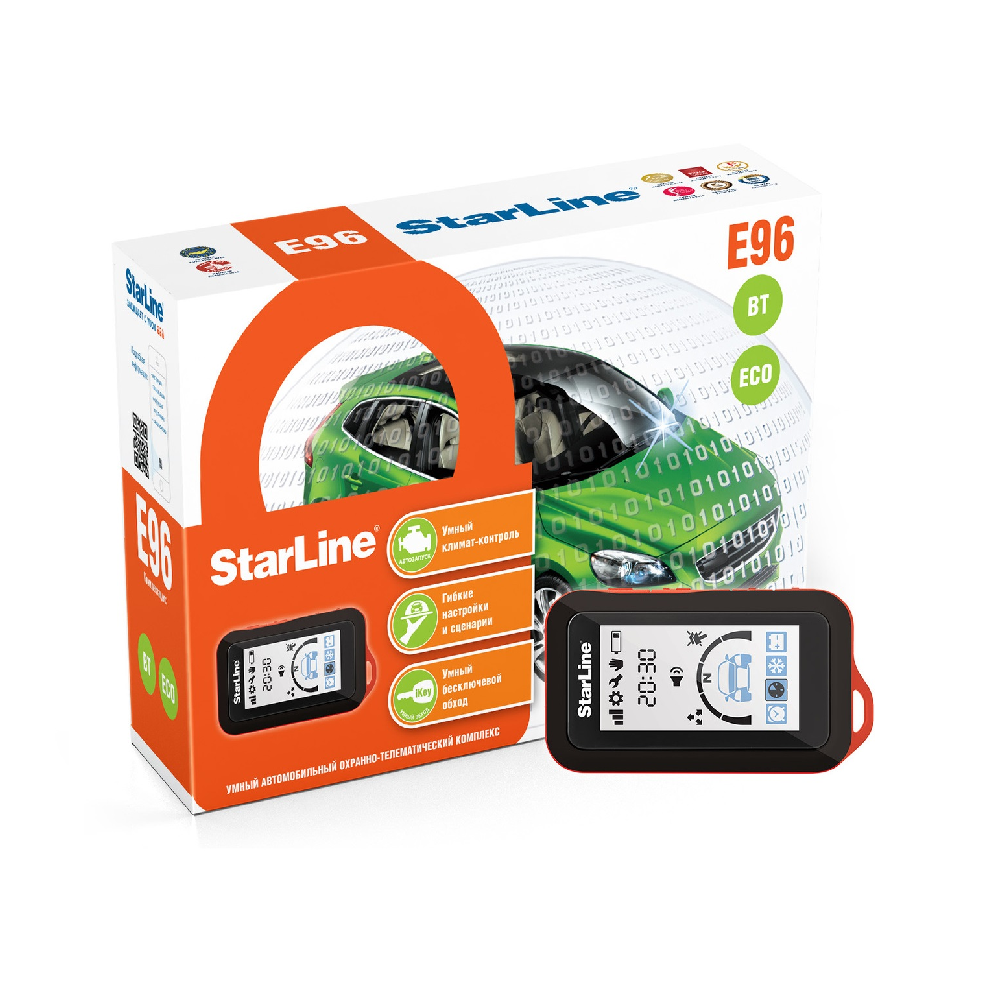 Avtomobil signalizatsiyasi StarLine E96 V2 UZ ECO 915