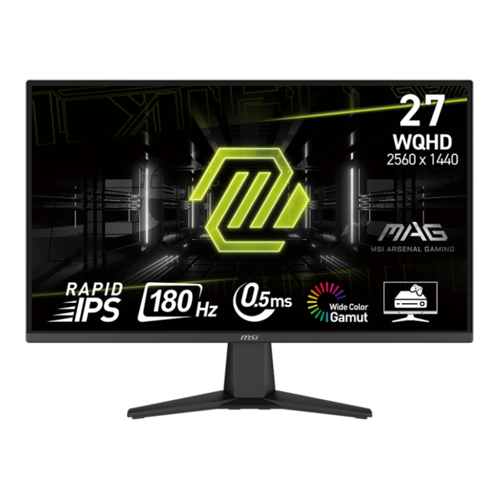 Monitor MSI MAG 275QF 27-inch Gaming Monitor WQHD (2560x1440) RAPID IPS, 180Hz, 0.5ms