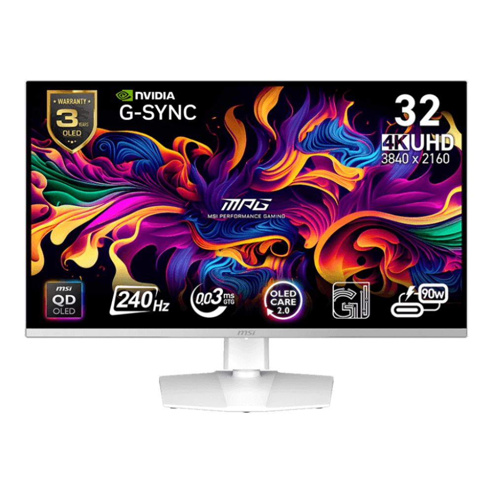 Monitor MSI MPG 321URXW QD-OLED 32-Inch Gaming Monitor UHD (3840x2160) QD-OLED, 240HZ, 0.03ms