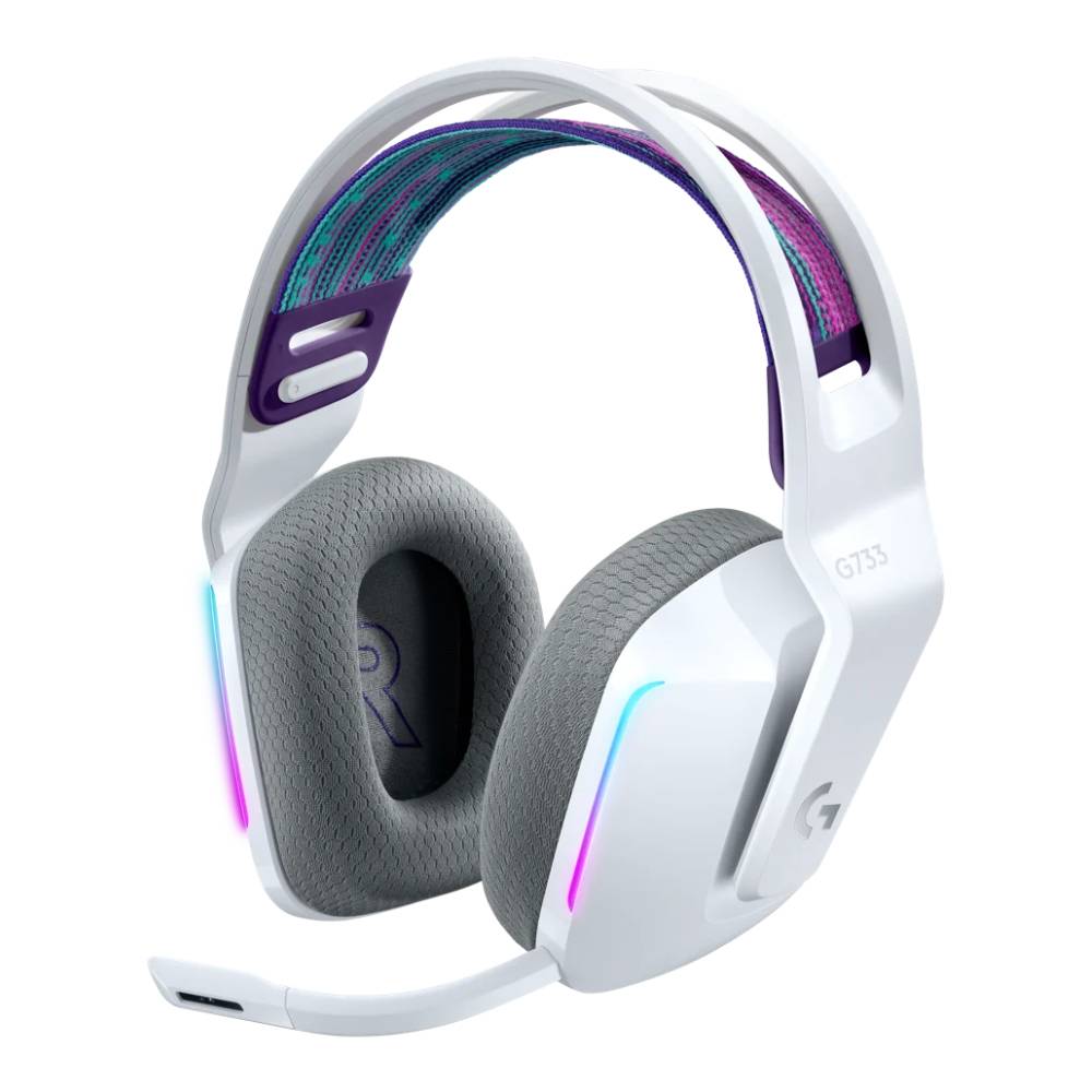 O`yin Quloqchini Logitech G733 LIGHTSPEED Wireless RGB White