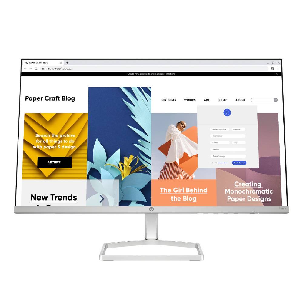 Monitor HP - 24" 524SW