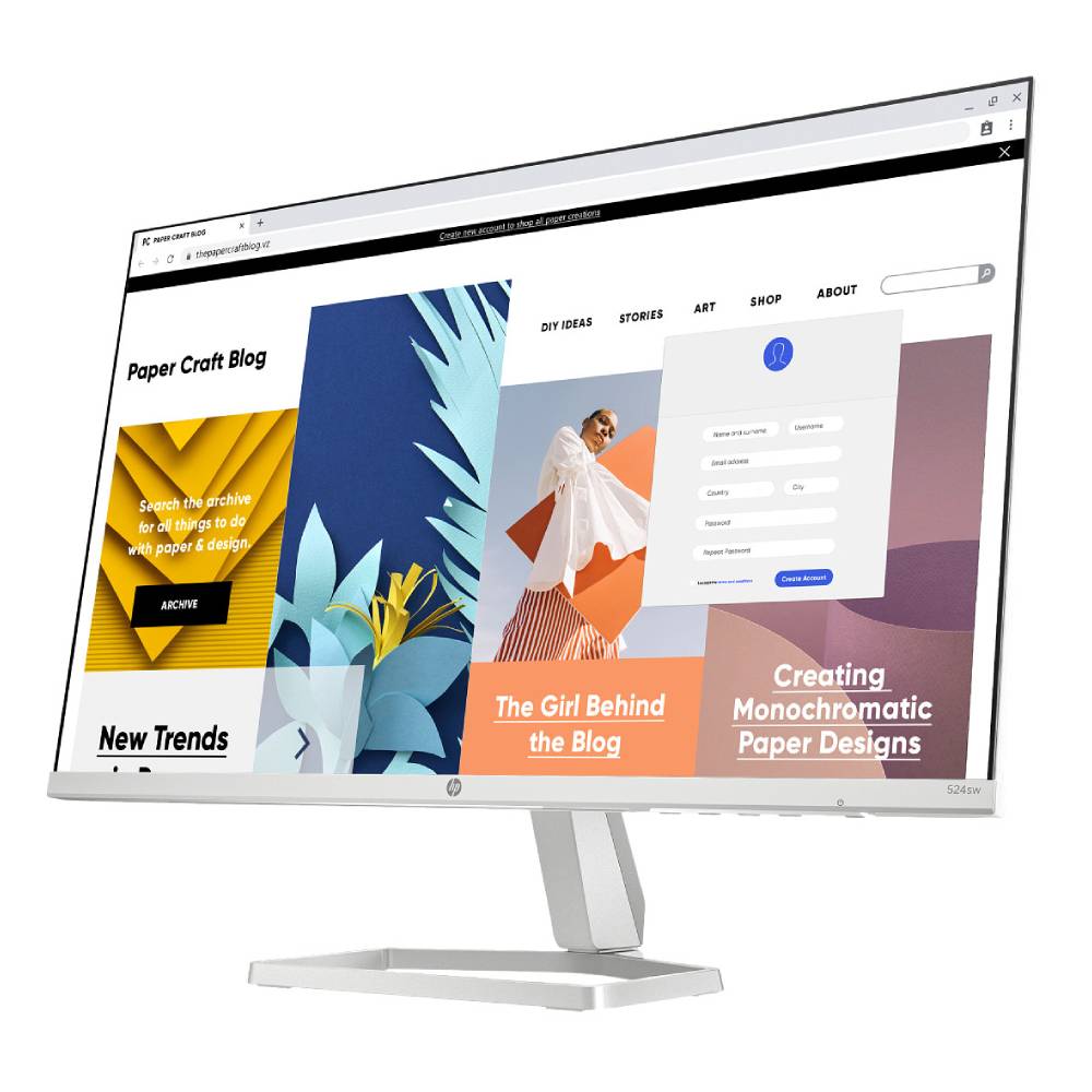 Monitor HP - 24" 524SW