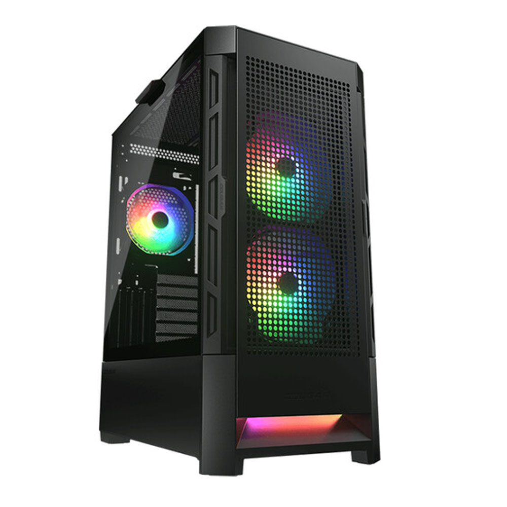 Korpus Cougar Airface RGB, Qora