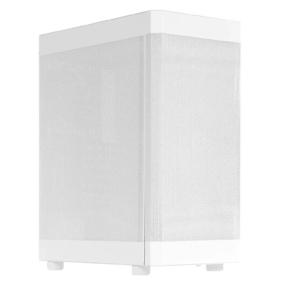 Oq rangdagi zamonaviy Mid-Tower korpus