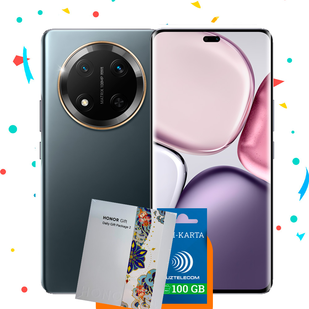 Honor X9c 8/256GB (Titanium Black) + Gift Box and Sim cart 100GB