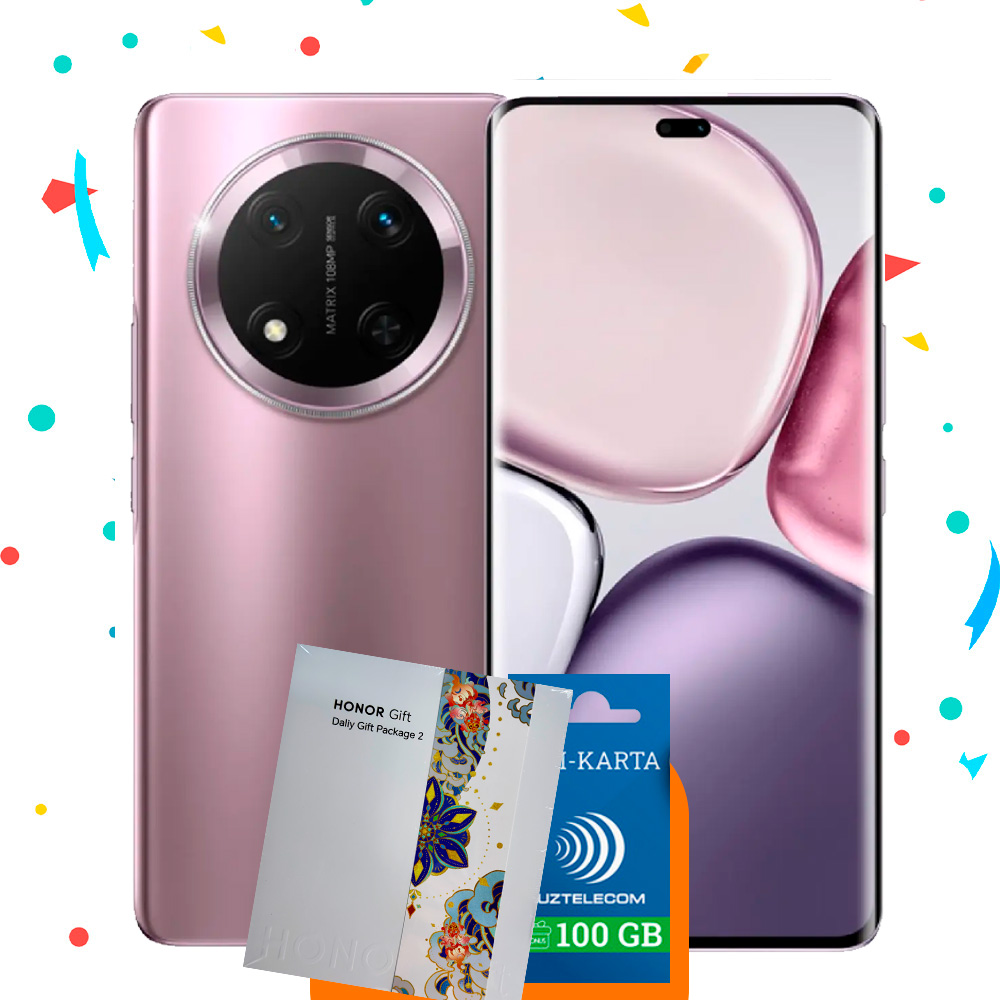 Honor X9c 8/256GB (Titanium Purple) + Gift Box and Sim cart 100GB