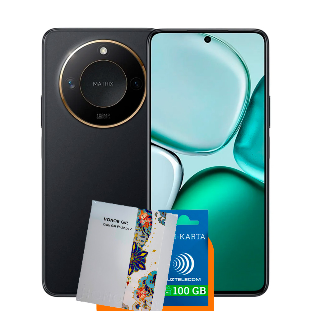 Honor X9c Smart 8/256GB (Черный) + В подарок GiftBox и сим карта 100GB