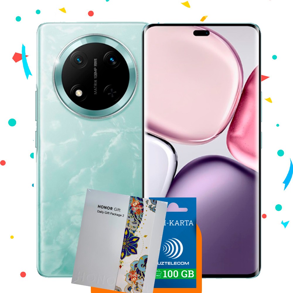 Honor X9c 12/256GB (Jade Cyan) + Gift Box and Sim cart 100GB