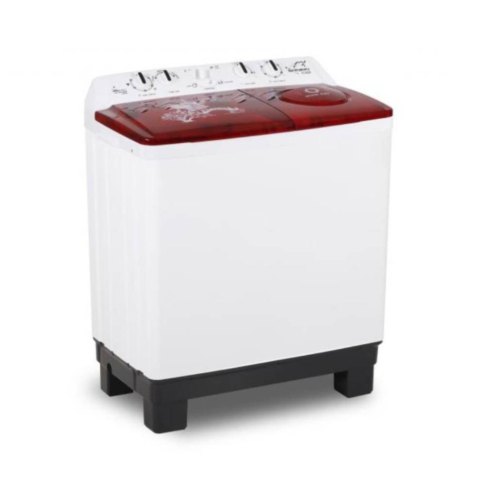 Yarim avtomatik kir yuvish mashinasi Shivaki-TG100FP, qizil