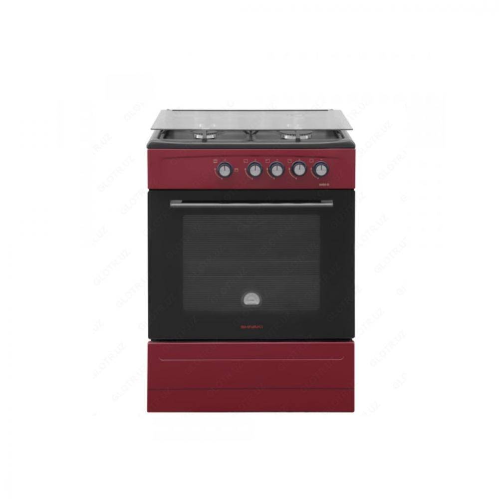 Gaz plita Shiv 6400-G ГП To'q qizil jilosiz