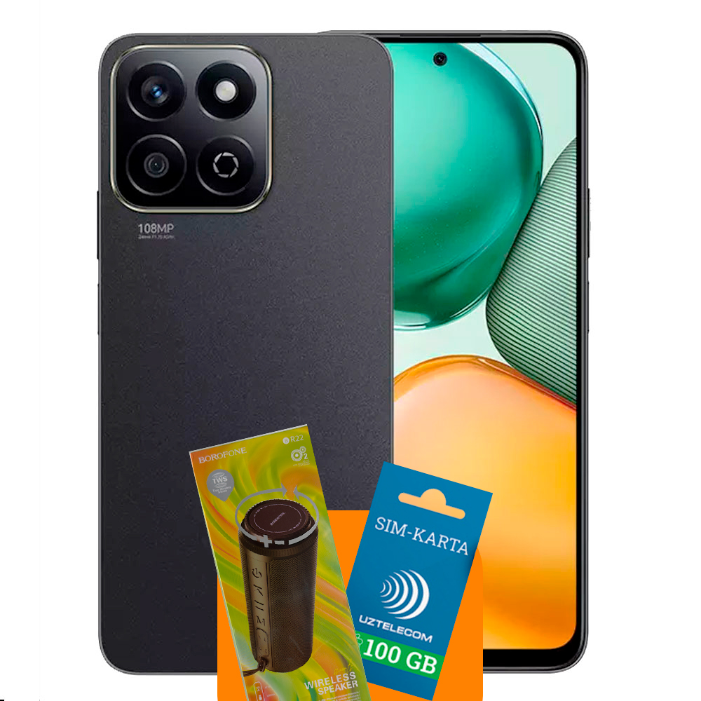 Honor X7c 8/256GB (Black) + Gift Column and 100GB Internet
