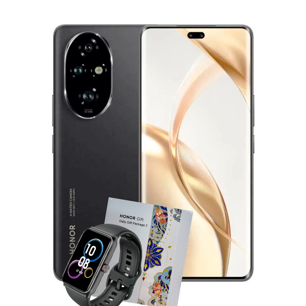 Honor 200 pro 12/512GB (Black) + Gift Box + Honor Choice Band + 100GB Internet