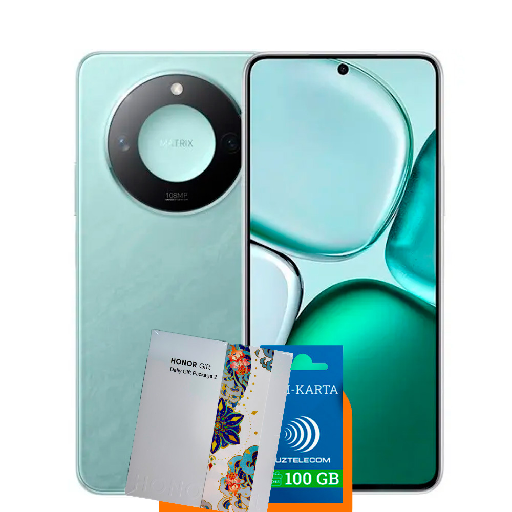 Honor X9c Smart 8/256GB (Ocean Cyan) + В подарок GiftBox и сим карта 100GB