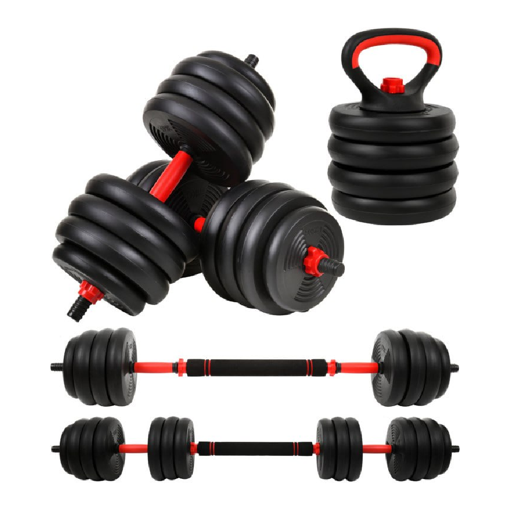 Gantellar 6v1 A650 (15 kg), qizil rang