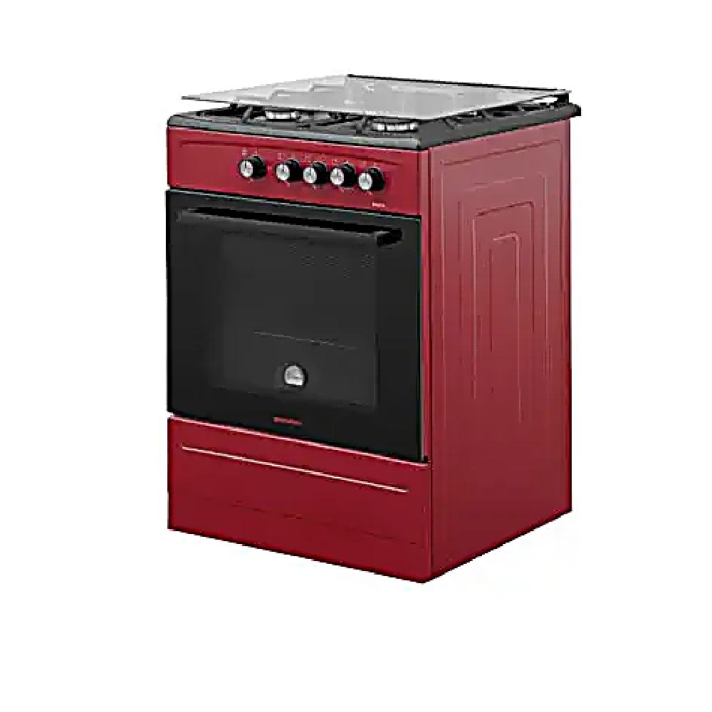 Gas stove Shivaki 6401-G GP Classic bordeaux