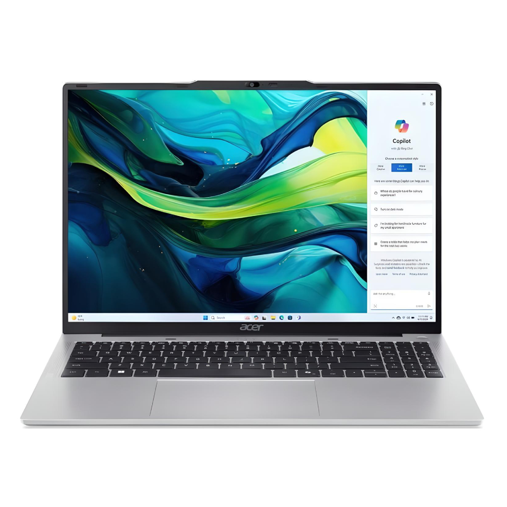 Noutbook ACER ASPIRE LITE AL16-52P-52JZ I5-1334U 8GB 512GB 16'' WUXGA IPS SILVER