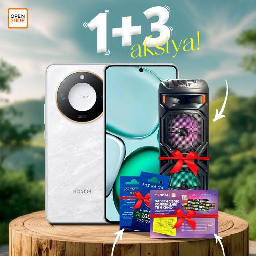 Honor X9c Smart 8/256GB (Moonlight White) + Gift: Karaoke Speaker + 100 GB Internet + 3 Months of Free TV-COM
