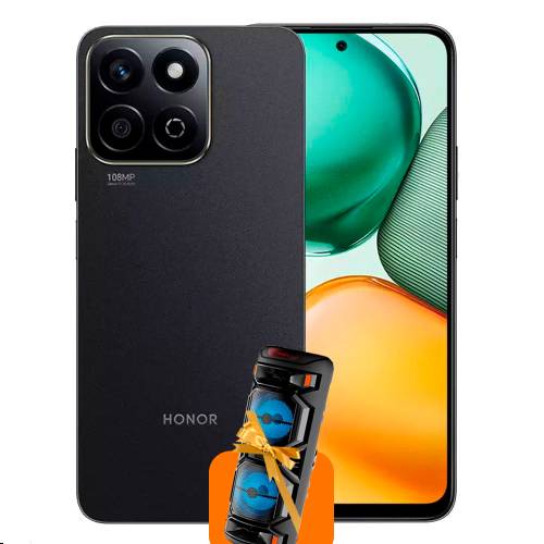 Honor X7c 6/128GB (Черный) Подарок: Караоке колонка + 100 ГБ интернета + 3 месяца бесплатного TV-COM