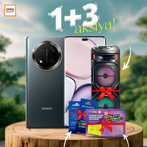 Honor X9c 12/256GB (Titanium Black) + Gift: Karaoke Speaker + 100 GB Internet + 3 Months of Free TV-COM