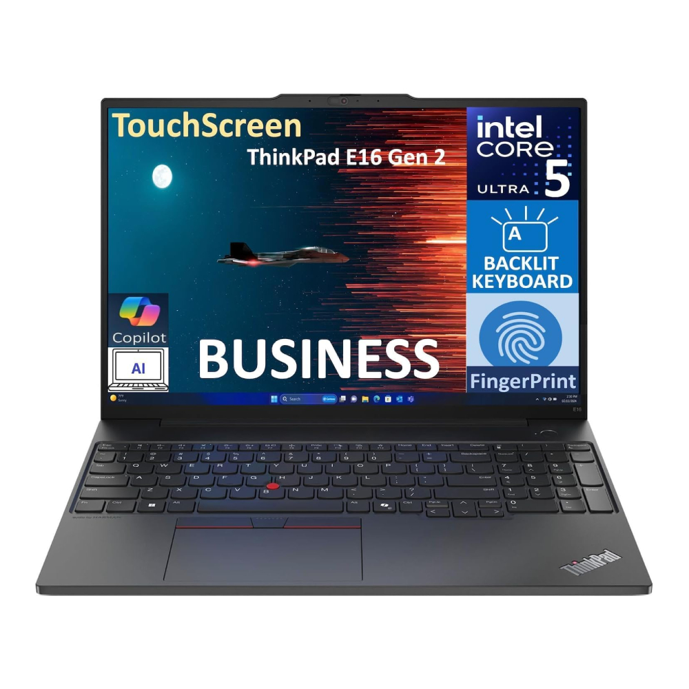 Noutbook LENOVO THINKPAD E16 GEN2 ULT 5-125U 8GB 512GB 16,0 WUXGA IPS FPR BACKLIT