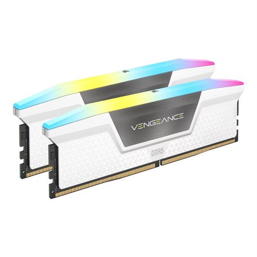 Оперативная память CORSAIR VENGEANCE RGB 32GB (2x16GB) White RGB 6000