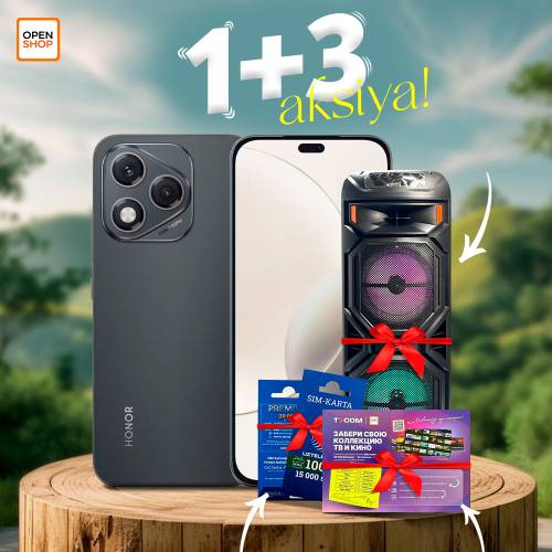 HONOR 400 Lite 8/256GB (Velvet Black) + Gift: Karaoke Speaker + 100 GB Internet + 3 Months of Free TV-COM