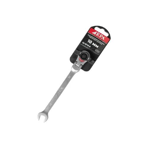 Biriktirilgan ulagichli kombinatsiyalangan ratchet kalit 10 mm (EK-KT10-S)