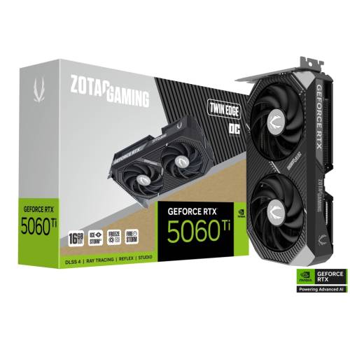 Видеокарта ZOTAC RTX5060Ti 16GB Twin Edge OC
