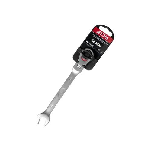Biriktirilgan ulagichli kombinatsiyalangan ratchet kalit 12 mm (EK-KT12-S)