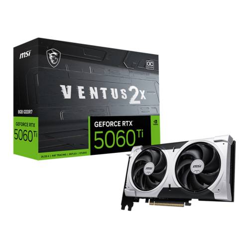 Видеокарта MSI GeForce RTX™ 5060 Ti 8G VENTUS 2X OC PLUS