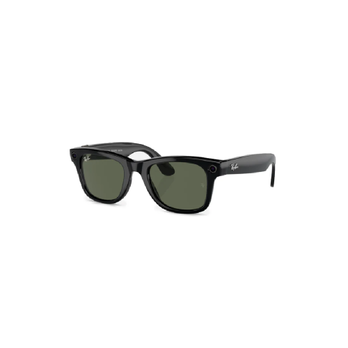 Aqlli kamera ko'zoynaklari Meta Rayban Shiny Black- Qora yaltiroq